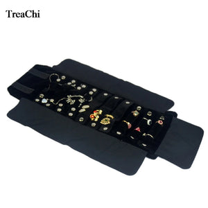 Mini Foldable Velvet Jewelry Pouch 12*16 cm