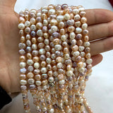 5-8mm Purple Pink Freshwater Pearl Beads for Jewelry Making