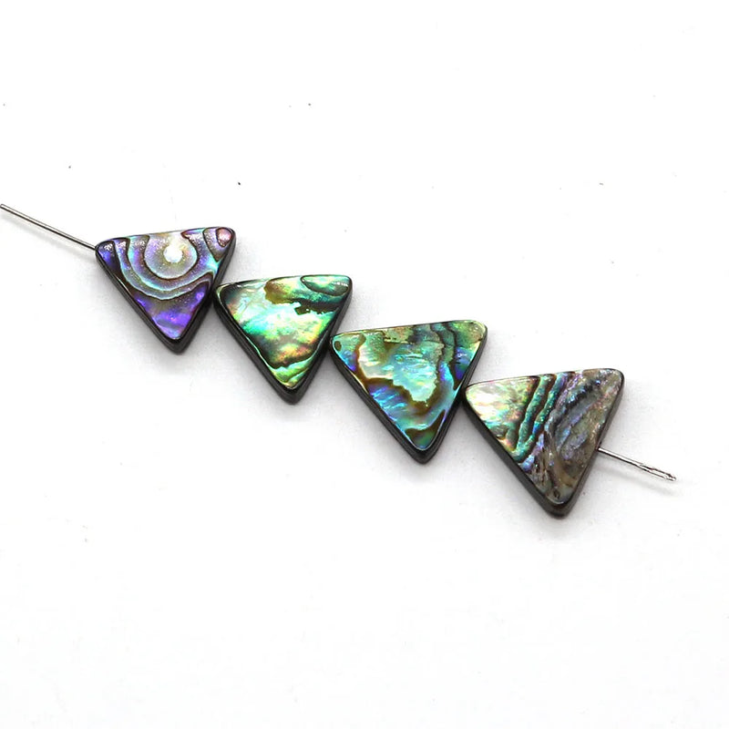 Abalone Shell Triangle Beads DIY Jewelry Making