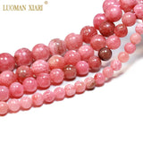 Natural Argentina Rhodochrosite Red Round Stone Beads 4/6/8/10/12 mm