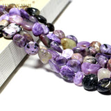 Charoite Gemstone 8-10mm Purple Beads for Jewelry Making