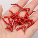 Coral Pendants Reiki Heal Tree Branch Charms for Jewelry Making