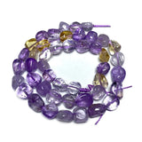 Natural Ametrine Purple Stone Chips Beads for Jewelry Making