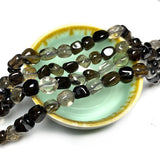 Smoky Quartz Crystal Chips Stone Beads for Jewelry Making