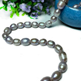 Natural Freshwater Pearl 8-9mm Rice Shape Loose Beads DIY Jewelry Making