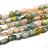 Morganite Irregular Stone Beads 8-10mm 15''