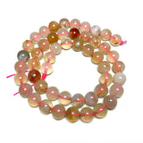 Pink Sakura Agate Round Gemstone Beads 6/8/10MM 1strand 15''