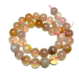 Pink Sakura Agate Round Gemstone Beads 6/8/10MM 1strand 15''