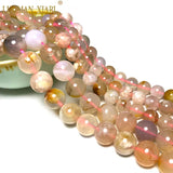 Pink Sakura Agate Round Gemstone Beads 6/8/10MM 1strand 15''