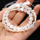 Heart Shape Mother-of-pearl Beads for Jewelry Making