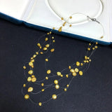 5-Row Freshwater Pearl Necklace for Women