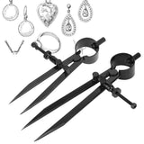 Fine Point Divider Jewelry Marking Tool Engraving Square Tapered Legs