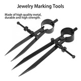 Fine Point Divider Jewelry Marking Tool Engraving Square Tapered Legs