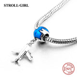 Fine Silver Charms 925 Earth Plane DIY Beads Fit European Charm Bracelet