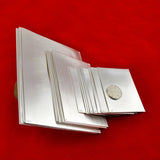 9999 Fine Silver Sheet S999 Pure Silver Bar Raw Silver Material 10g