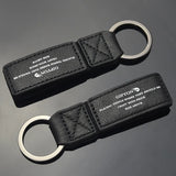 Colorful Hand Woven Car Keychain with Soft Leather - Gift for Friends