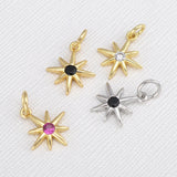 Zircon Star Pendants for Women Diy Jewelry Accessories