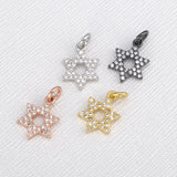 Zircon Star Pendants for Women Diy Jewelry Accessories