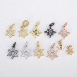 Zircon Star Pendants for Women Diy Jewelry Accessories