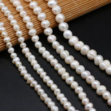 Natural Freshwater Pearl Round Beads DIY Jewelry Making