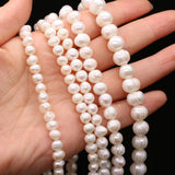 Natural Freshwater Pearl Round Beads DIY Jewelry Making