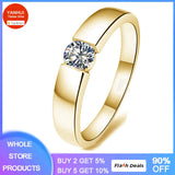 Prevent Allergy Tibetan Silver Ring Cubic Zircon Wedding Band Jewelry
