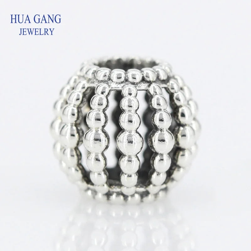 925 Silver Beaded Charms for Bracelet Making