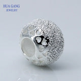 925 Glittering Hearts of Charm Bead Women's Jewelry