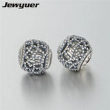 925 Silver Thin Bracelet DIY Essence Small Beads Happiness Charms ST121