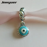 Evil Eyes Charm 925 Silver DIY Pendant