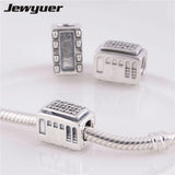 925 Sterling Silver Cable Car Charms for Bracelets DIY
