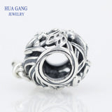 Sterling Silver Daisy Flower Charms Bracelet for Women