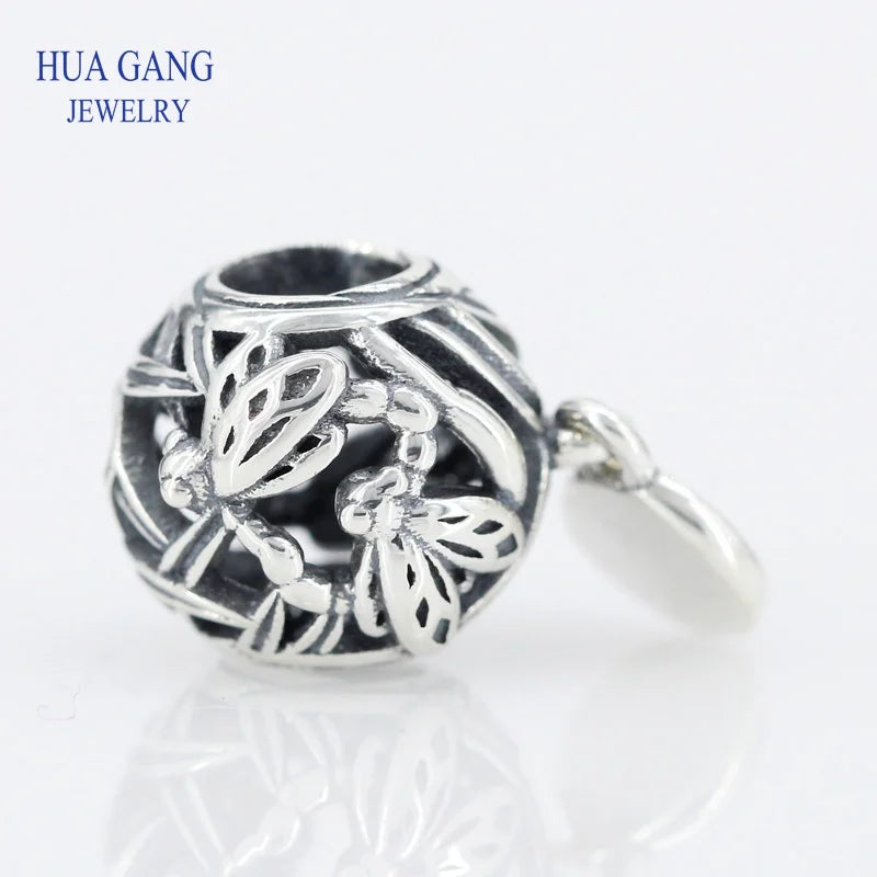 Sterling Silver Daisy Flower Charms Bracelet for Women