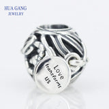 Sterling Silver Daisy Flower Charms Bracelet for Women