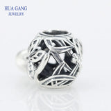 Sterling Silver Daisy Flower Charms Bracelet for Women
