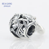 Sterling Silver Daisy Flower Charms Bracelet for Women