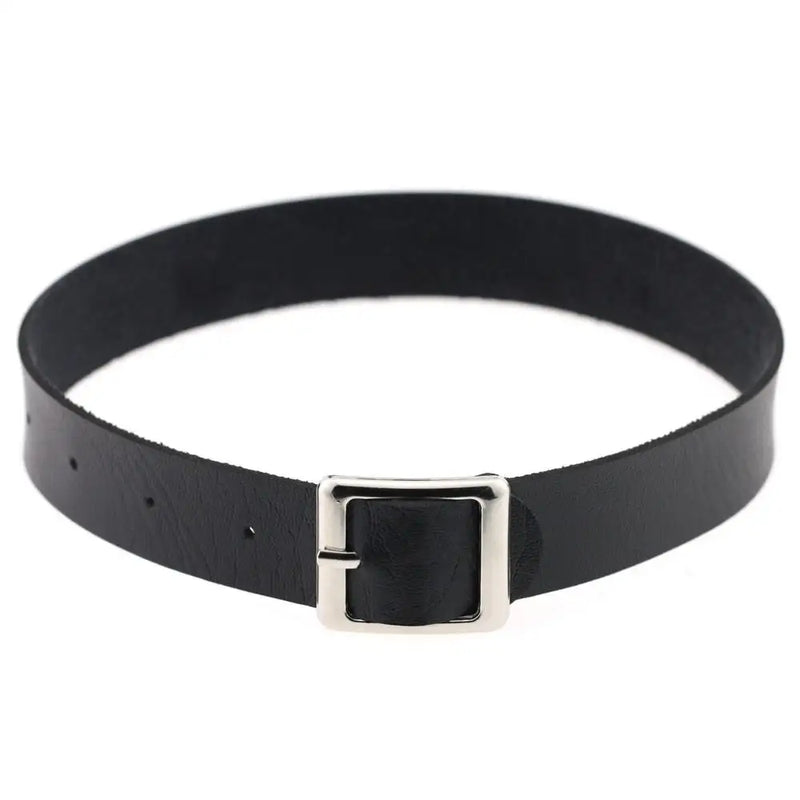 Harajuku Belt Collar Choker Necklace Punk Goth 41*2cm