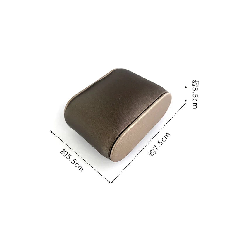 Brown Pu Leather Watch Stand Jewelry Display Household Storage Rack