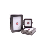 Gemstone Display Stand Holder Diamond Storage Box Glass Top Organizer