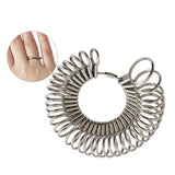 Finger Coil Ring Sizing Tool Ruler Measurer HK US Size Measurements