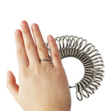 Finger Coil Ring Sizing Tool Ruler Measurer HK US Size Measurements