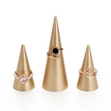 Finger Cone Fingertip Ring Display Stand Jewellery Holder Storage Rack
