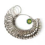 Metal Finger Ring Size Gauge Jewelry Tools