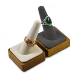 Wooden Finger Ring Stand Jewelry Display Prop