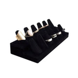 Velvet Ring Showcase Display Jewelry Organizer Stand