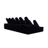 Velvet Ring Showcase Display Jewelry Organizer Stand