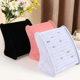 Velvet Wedding Ring Stand Jewelry Organizer Storage Countertop