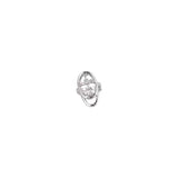 Korean Diamond Zircon Cross Nail Ring Set
