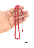 925 Sterling Silver Tasseled Tasbih Rosary 15 Kinds