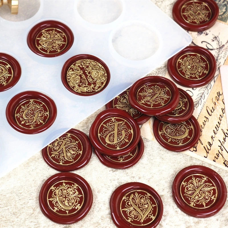Vintage Envelope Seal Epoxy Resin Mould Silicone Molds